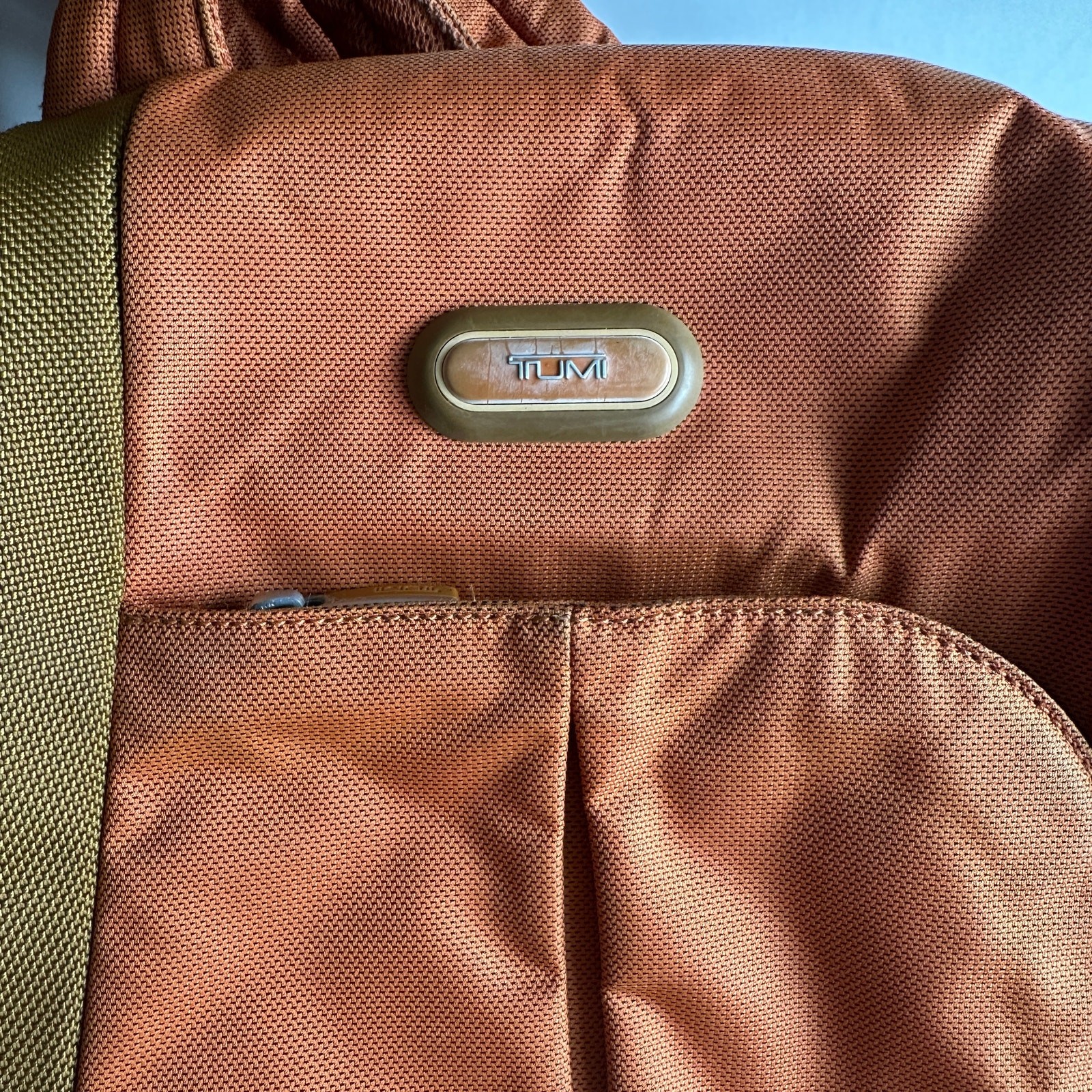 TUMI T-Tech University Convertible Sling Bag Backpack Burnt Orange Nylon Gorp