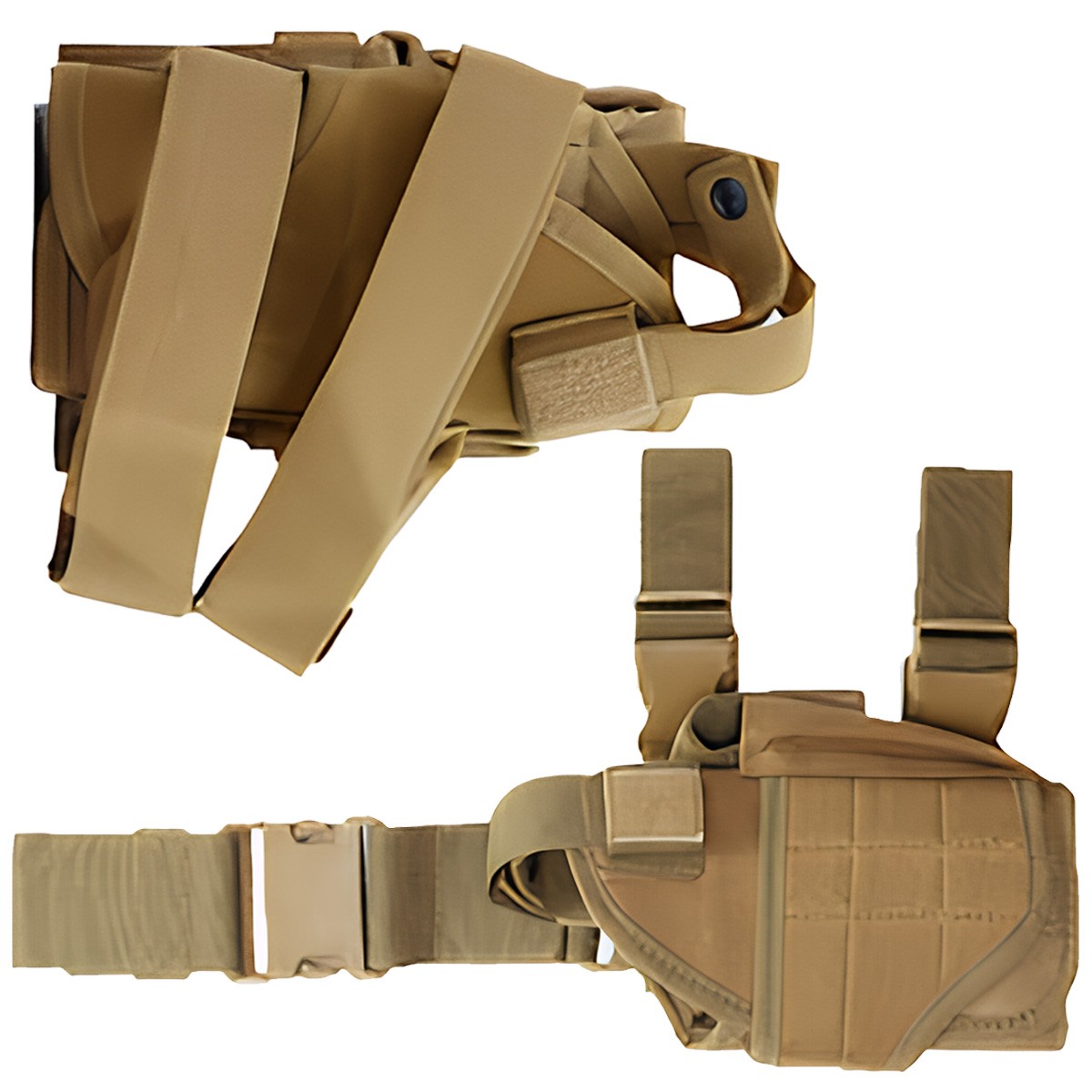 Tactical Drop Leg Holster Adjustable Right Hand Thigh Holster for All Pistol Gun