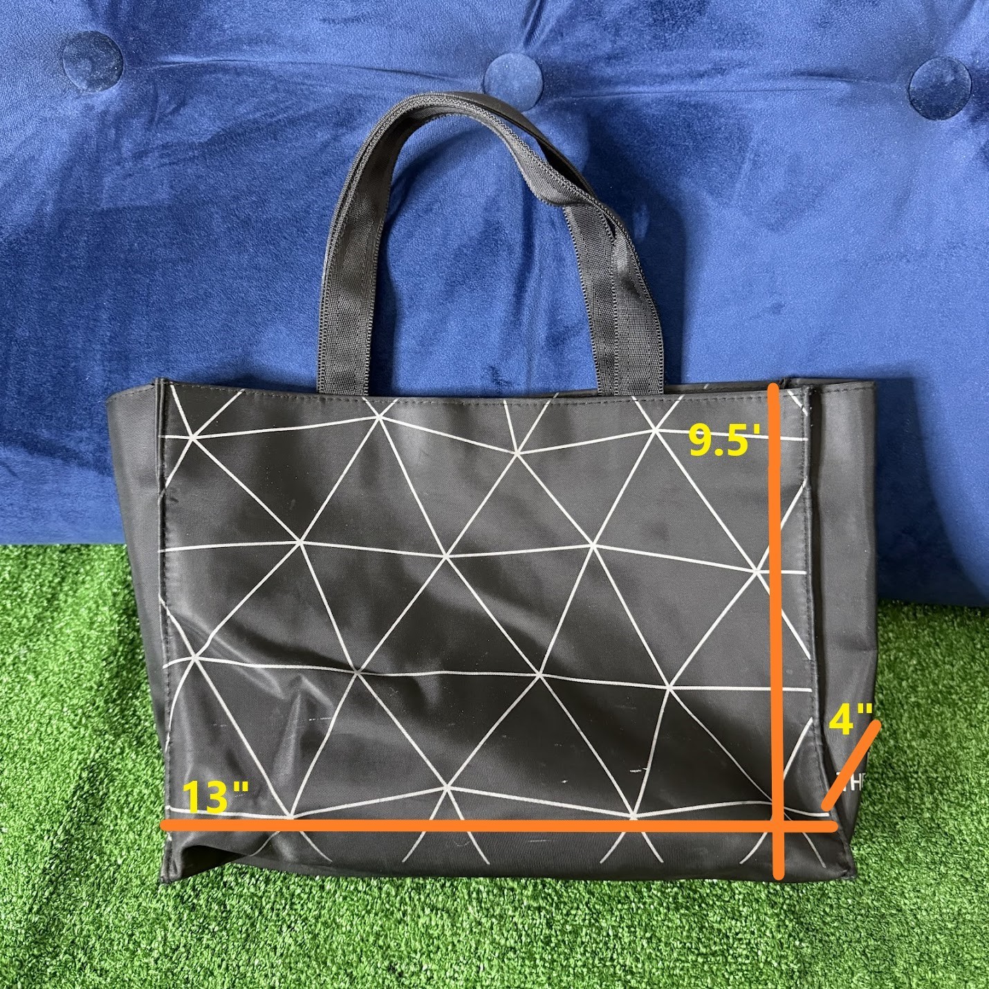 The Dali Museum Enigma Pattern Black Tote Bag Iconic Architectural Glass Windows