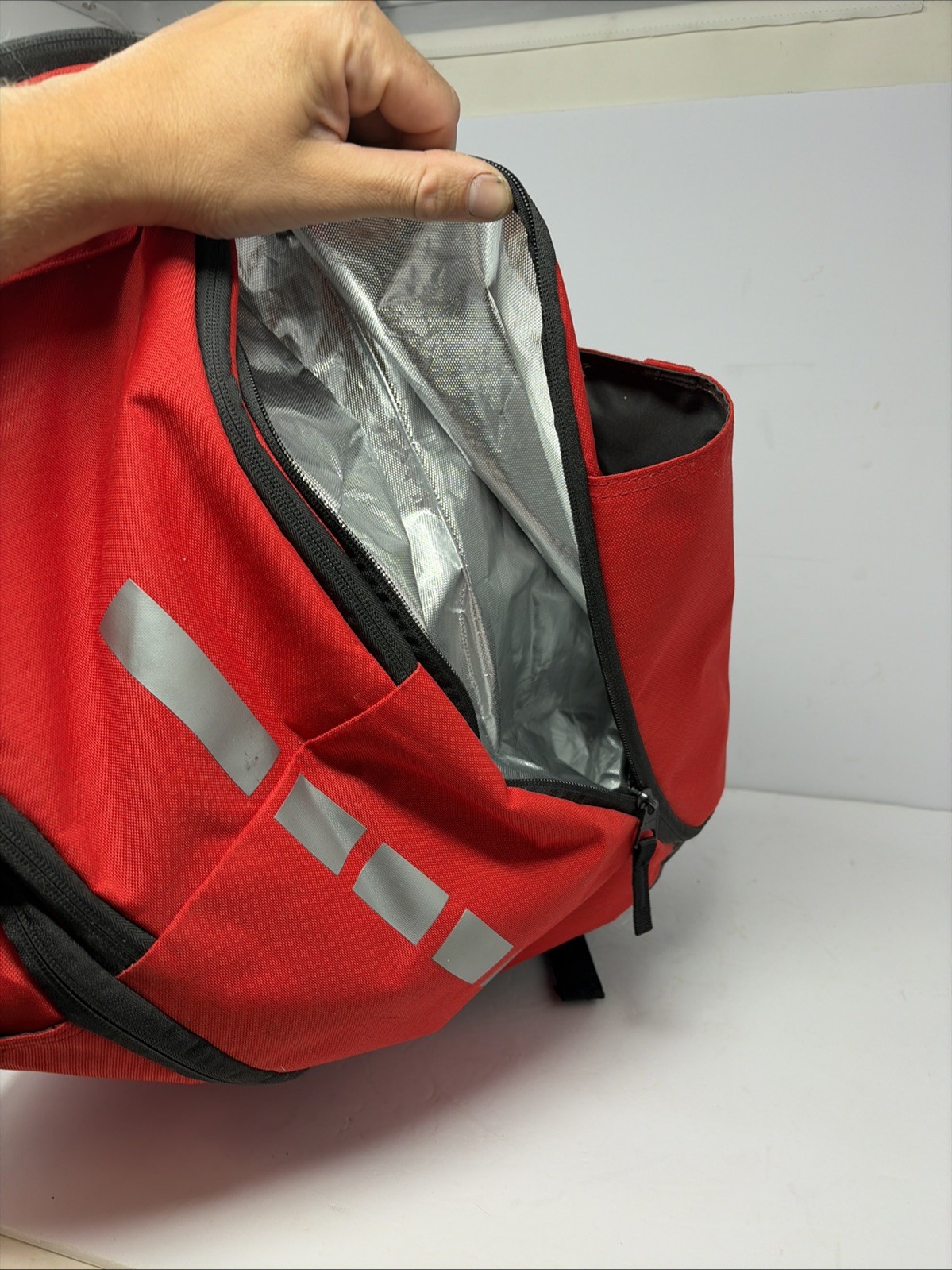 Nike Hoops Elite Pro Basketball Backpack Red Black Silver School
