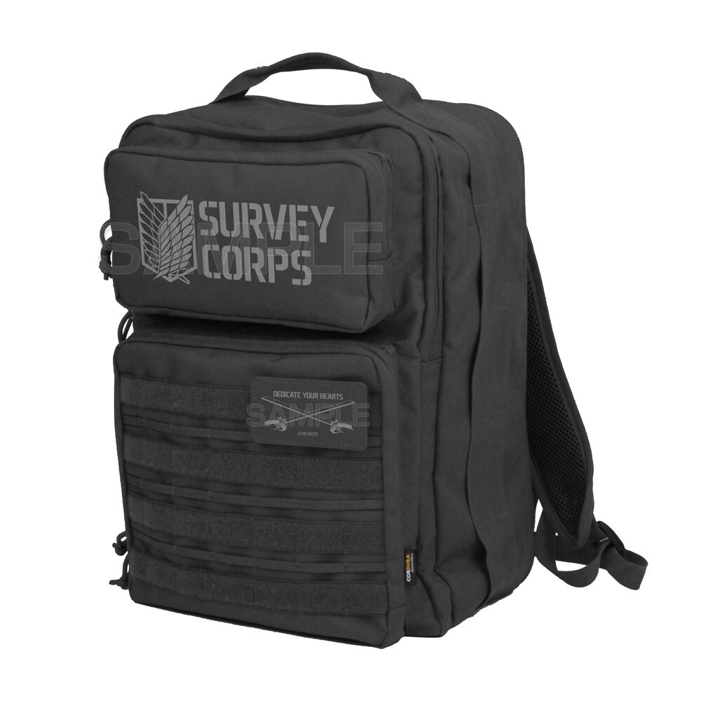 Attack on Titan Survey Corps Functional Backpack Black Japan limited New Pre