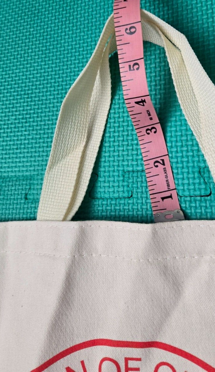 International Union Of Operating Engineers Cavas Tote Bag 18X16.5″ Off White USA