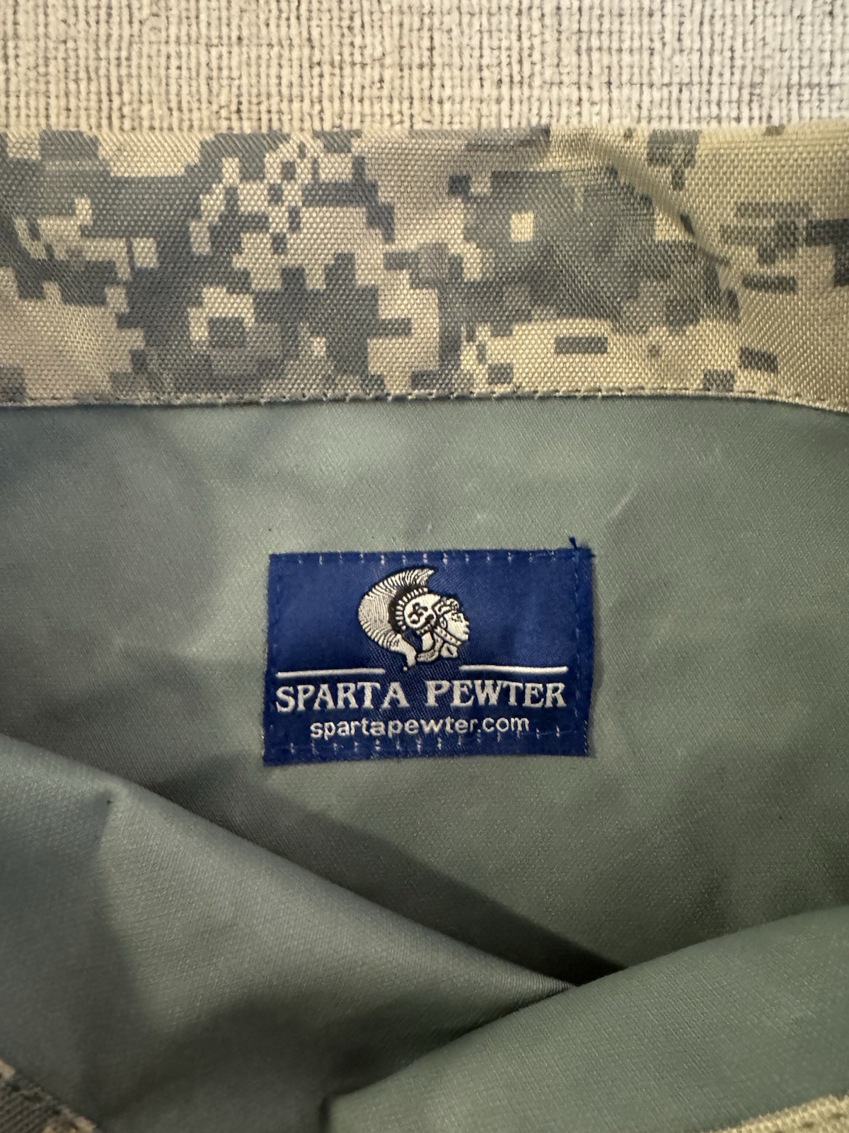 Sparta Pewter Drawstring Backpack Digital Camo HHB Eighth Army Bag
