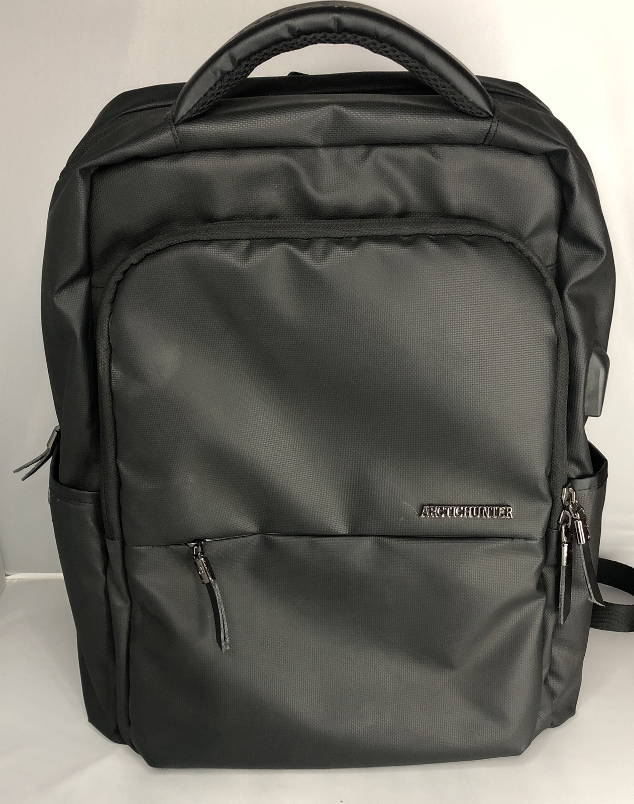 ARCTIC HUNTER Black Backpack Laptop Bag Business Travel School Comfort *READ*