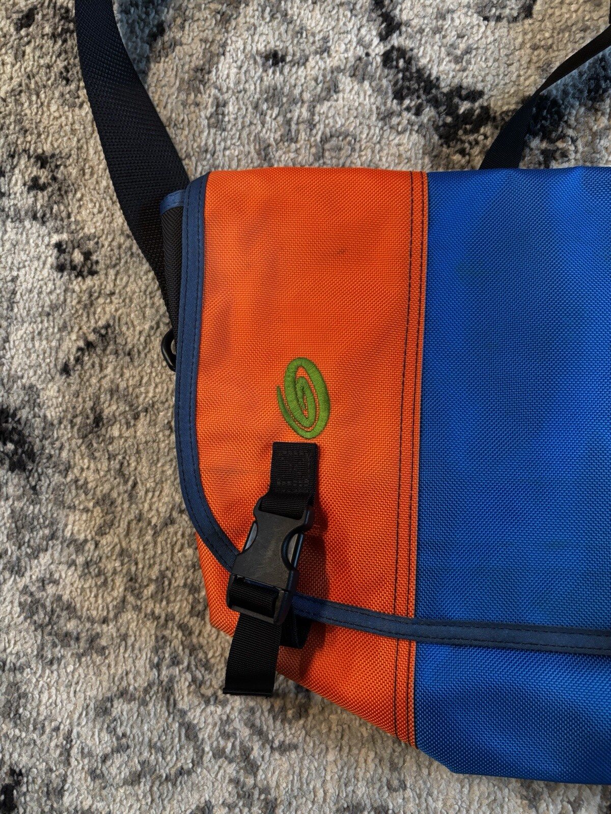 Timbuk2 Custom Multicolor Messenger Bag Hand Made in San Fran Ballistic Nylon