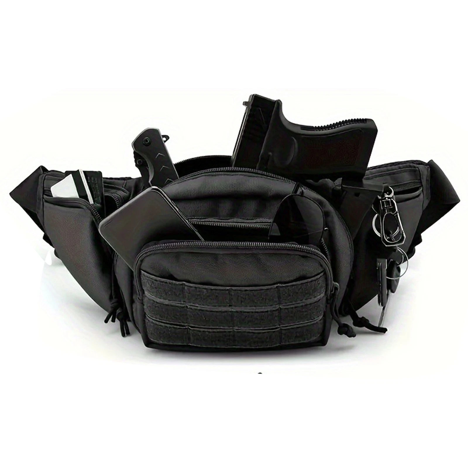 Tactical Waist Fanny Pack Phone Pouch Military Outdoor Camping Hiking Belt Bag