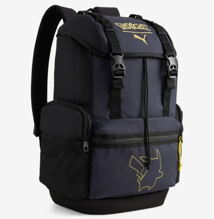 Puma X Pokémon Backpack Black Strong Grey 092330-01