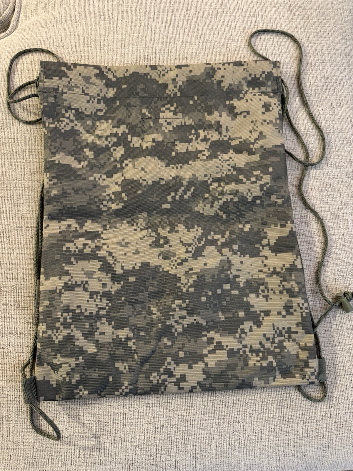 Sparta Pewter Drawstring Backpack Digital Camo HHB Eighth Army Bag
