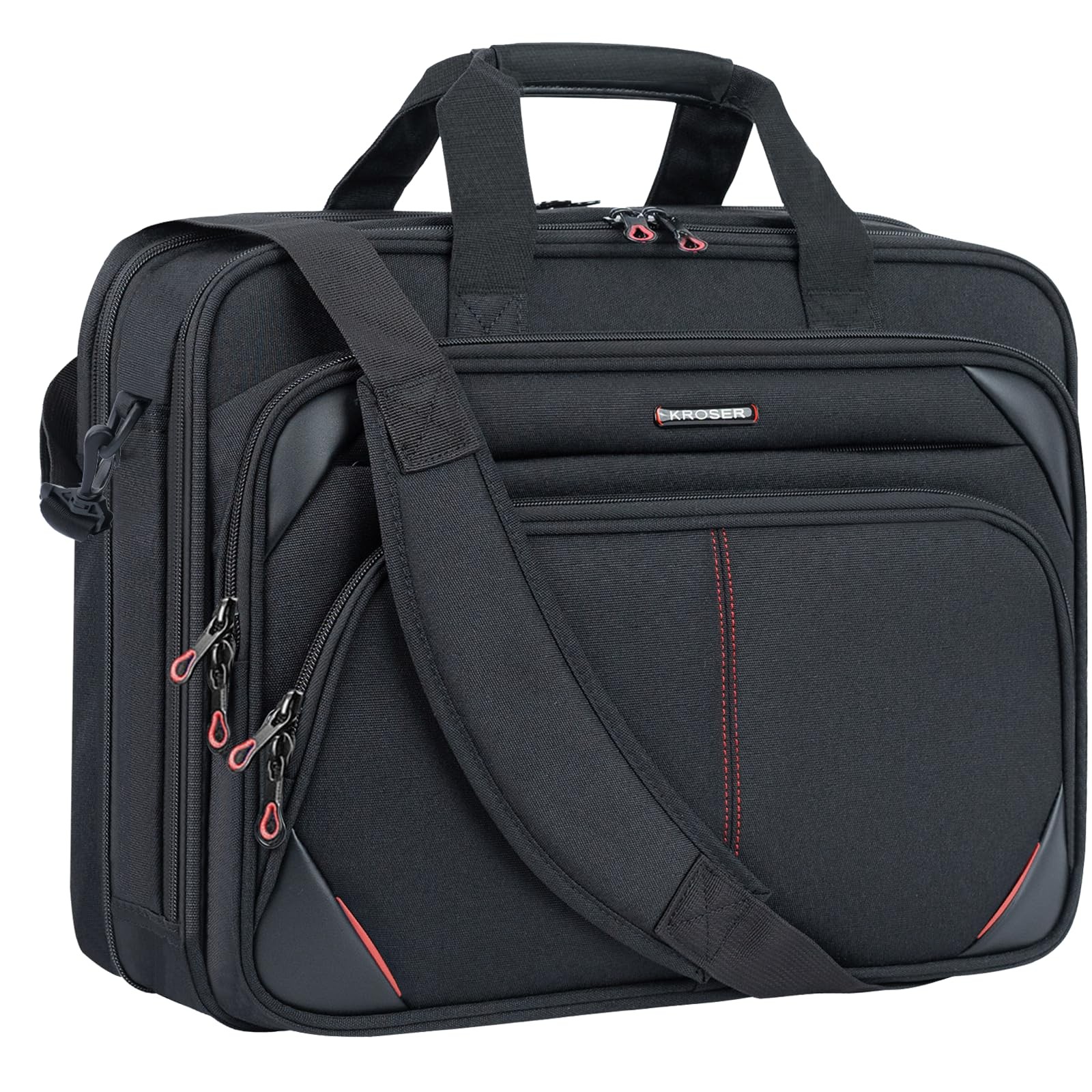 15.6 Inch Laptop Briefcase Computer Bag, Messenger Shoulder Bag