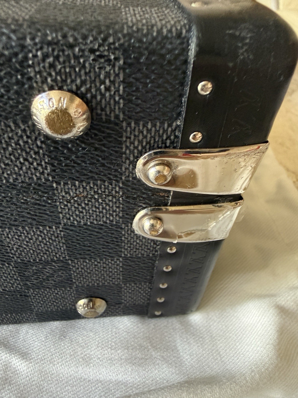 Louis Vuitton PRESIDENT Damier Graphite BRIEFCASE BUSINESS BAG, NO KEY PRESENT