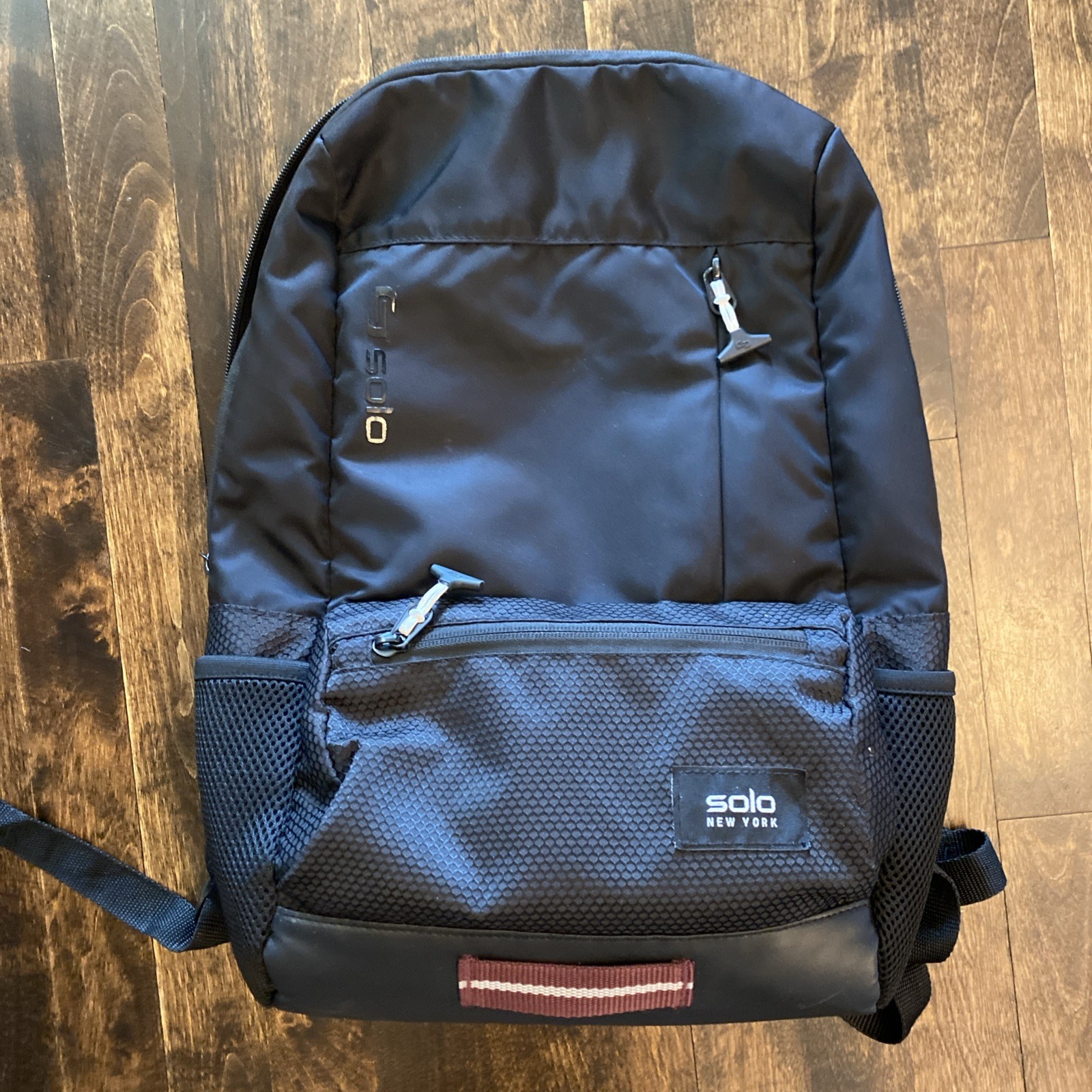 SOLO New York – Black Backpack – Excellent Condition with Adjustable Straps