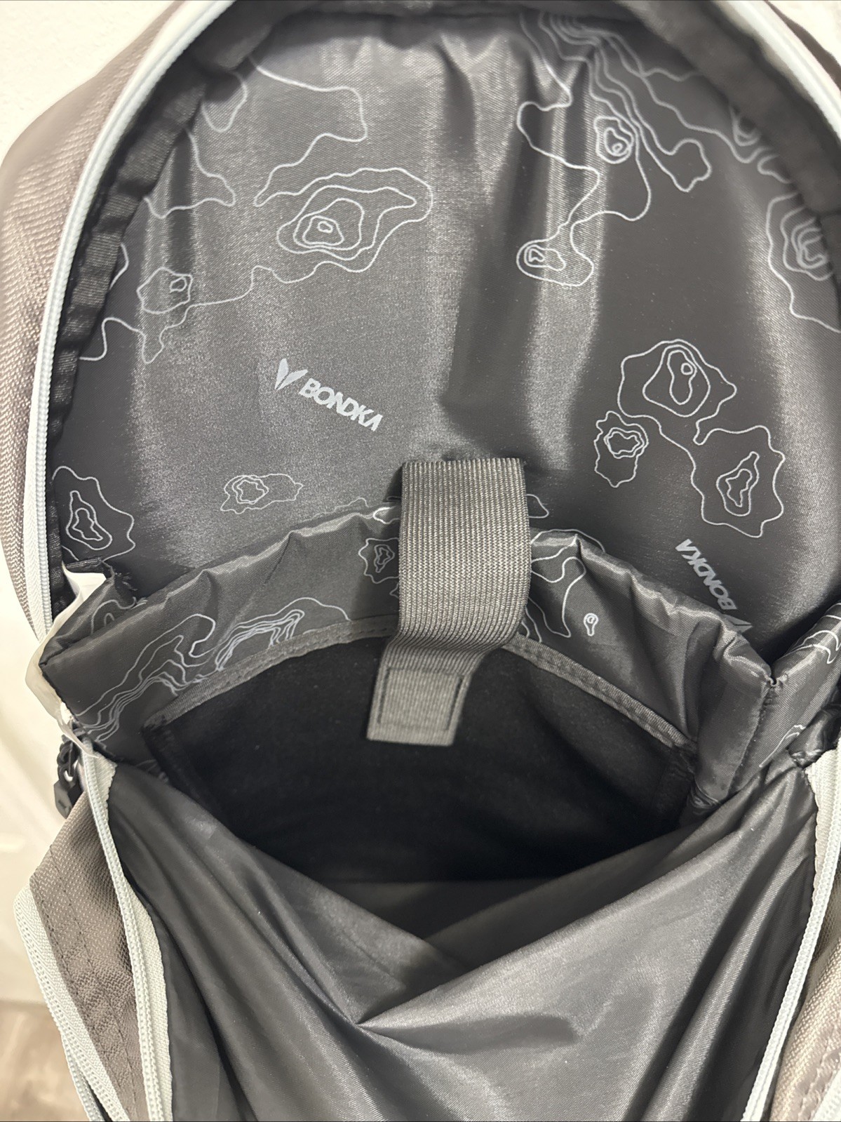 Bondka 19.5″ Eolus Backpack – Blue & Heathered Gray Holds Laptop. School/travel