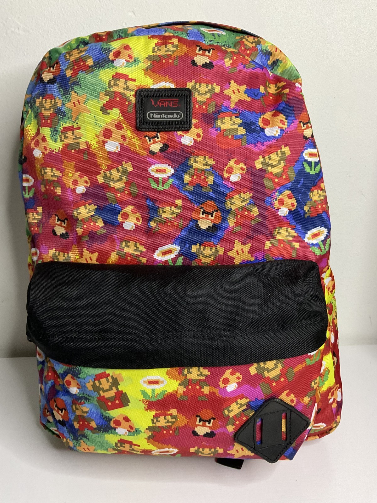 Vans X Nintendo Super Mario Bros Old Skool II Backpack 8 Bit Print