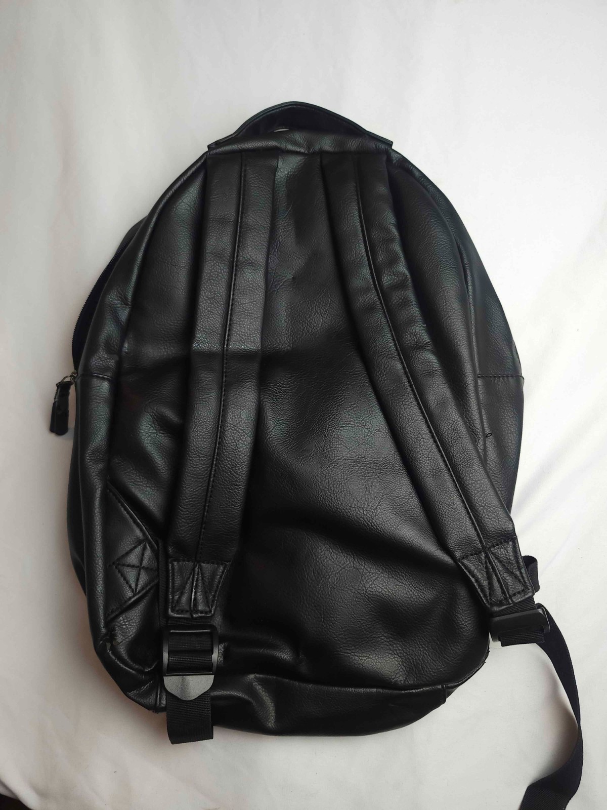 Buffalo David Bitton Backpack Black Faux Leather Modern Minimalist Urban Utility