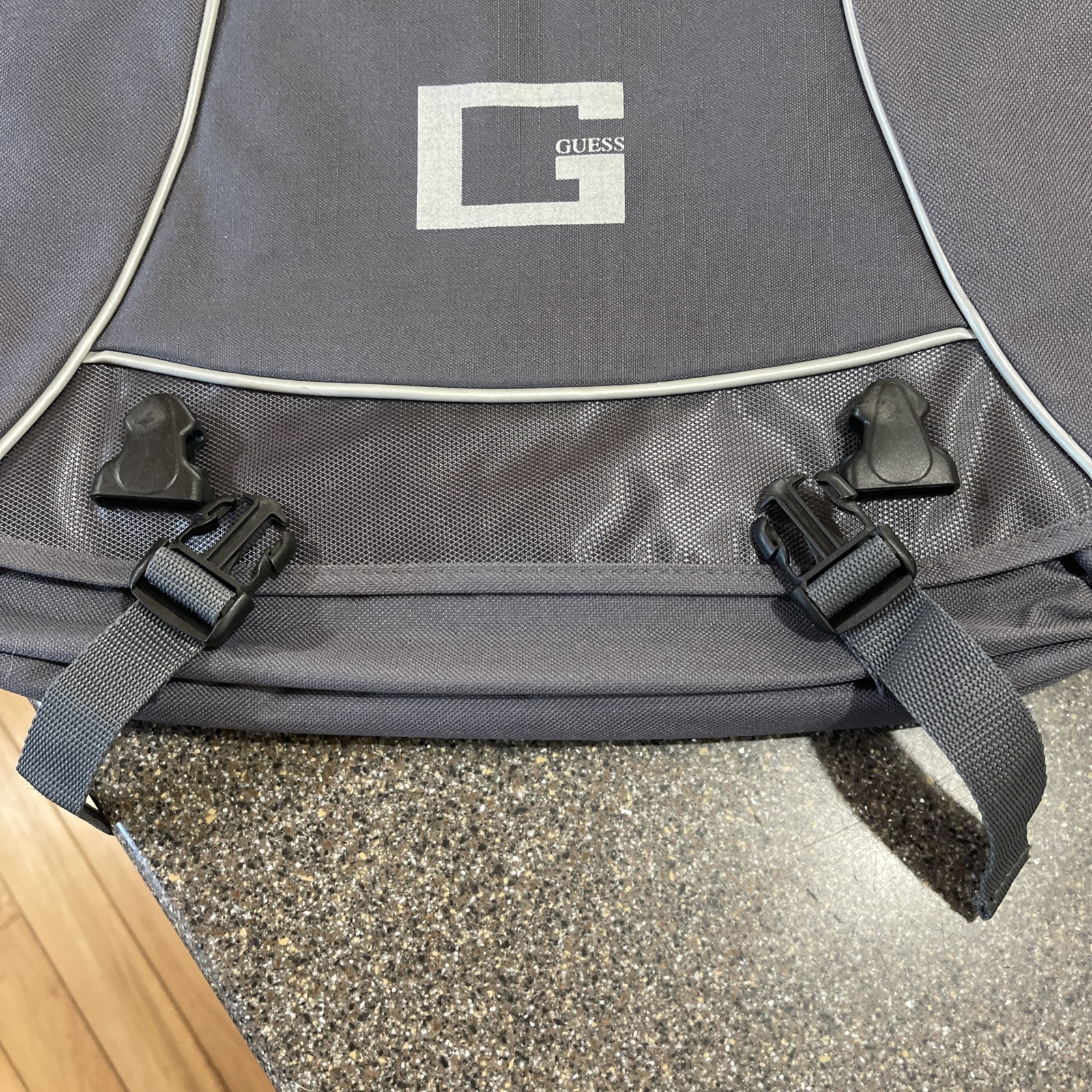 2006 Guess Urban Messenger Computer Complete Carry On Bag Marciano Grey NWOT