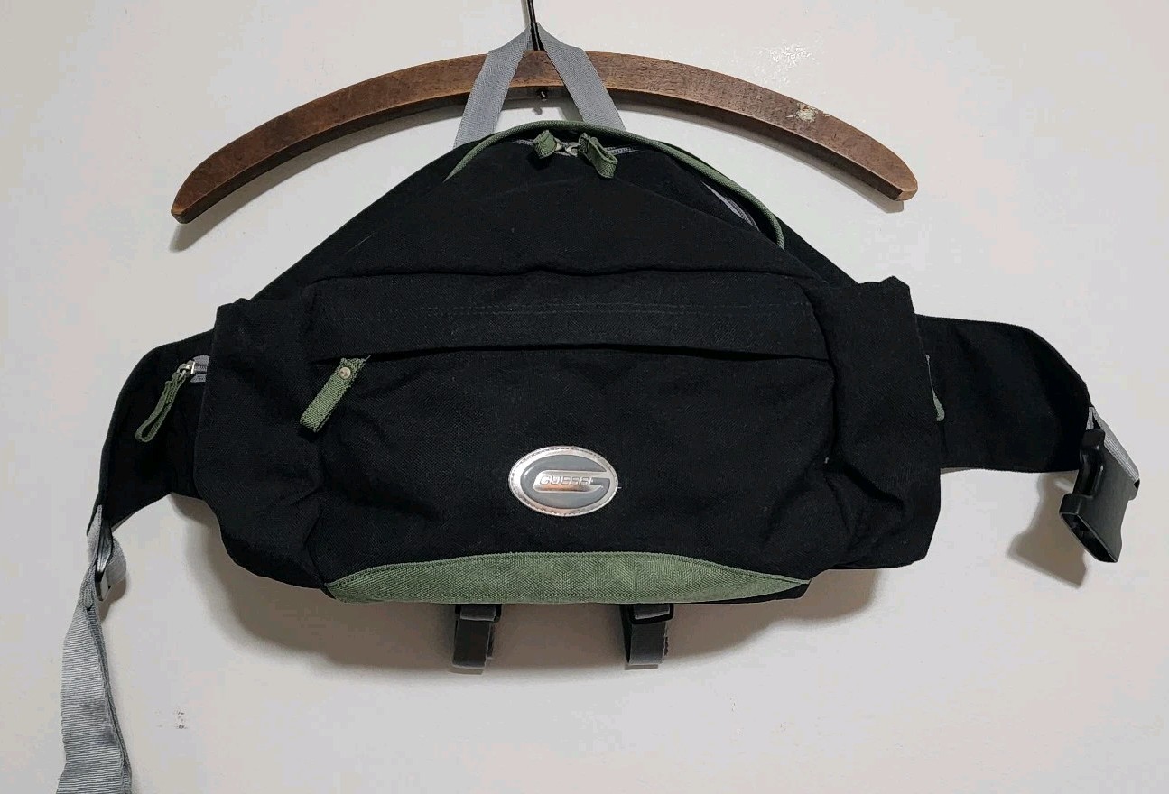 Guess Sport Y2K Hiking Day Waist Fanny Pack Convertible Backpack Bag Vintage