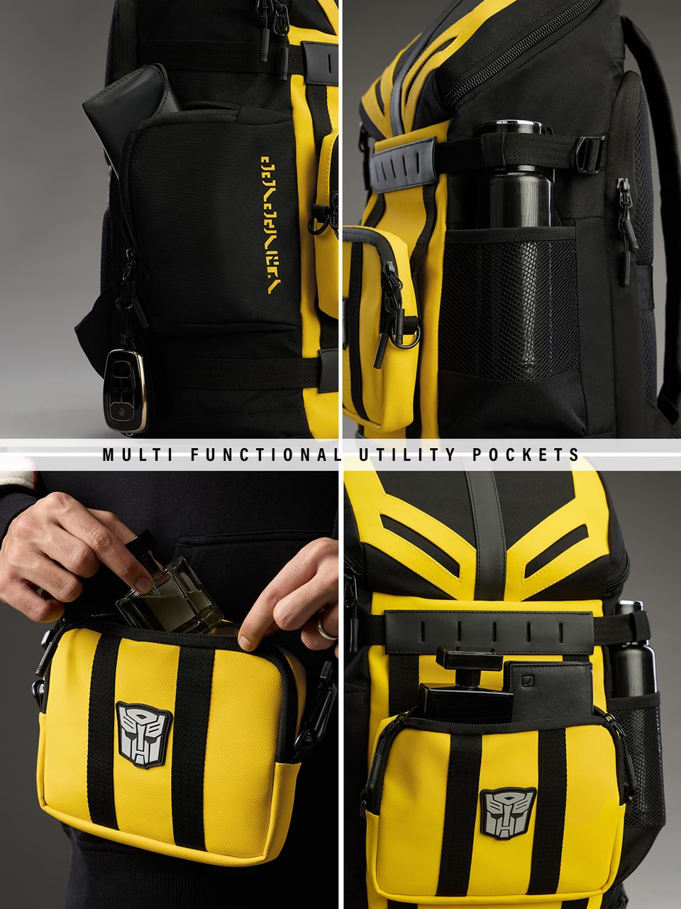 Transformer Bumblebee Tactical Utility Backpack – Premium Luggage Bag 2026
