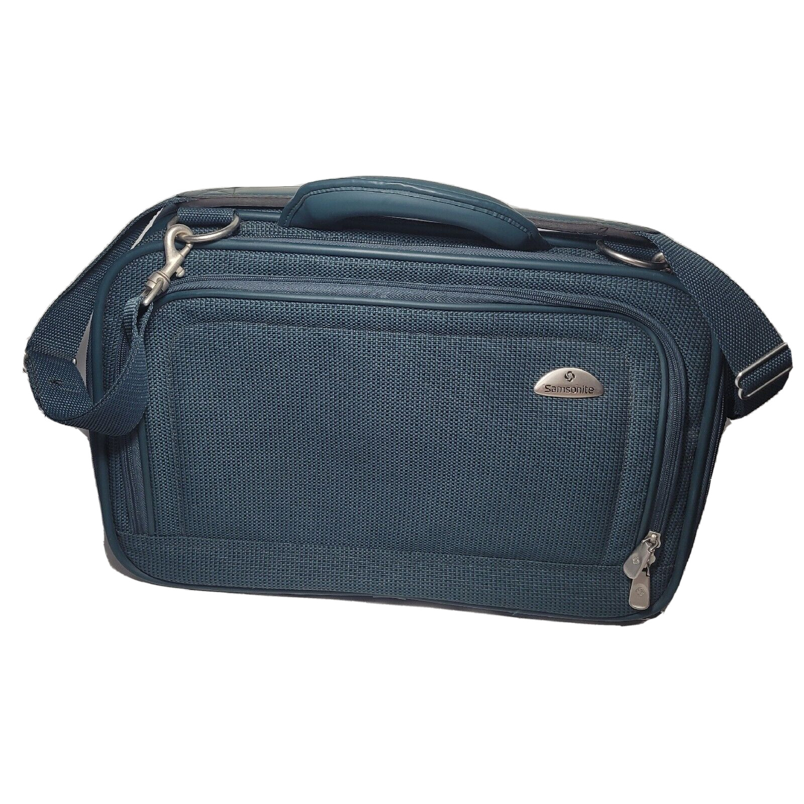 Samsonite Soft Shell Briefcase Laptop Bag – Dark Green, Organizer, Carry-on