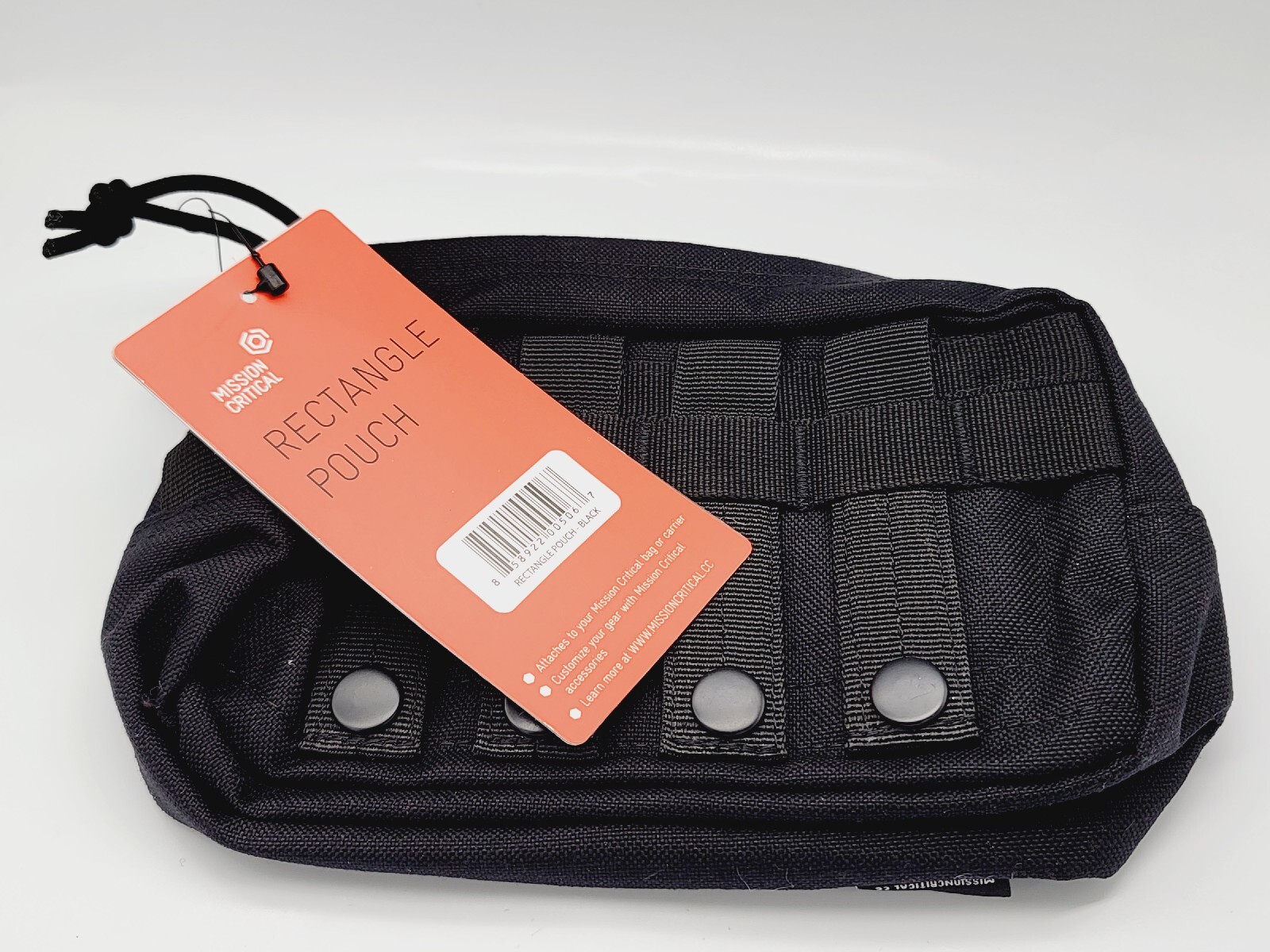 Mission Critical Rectangle Pouch-Black