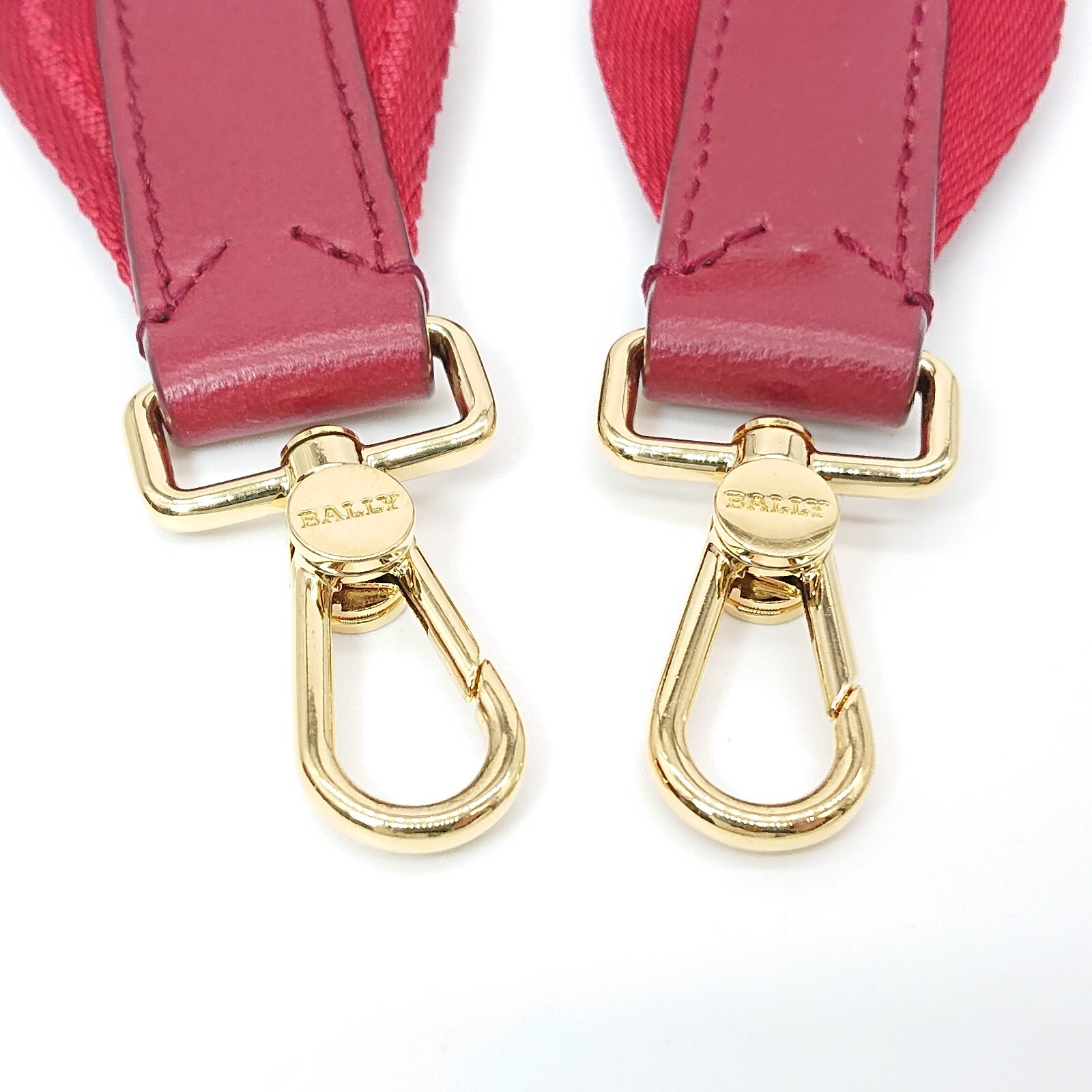 BALLY Shoulder Bag Trainspotting Leather Red Strap DENNI QT China