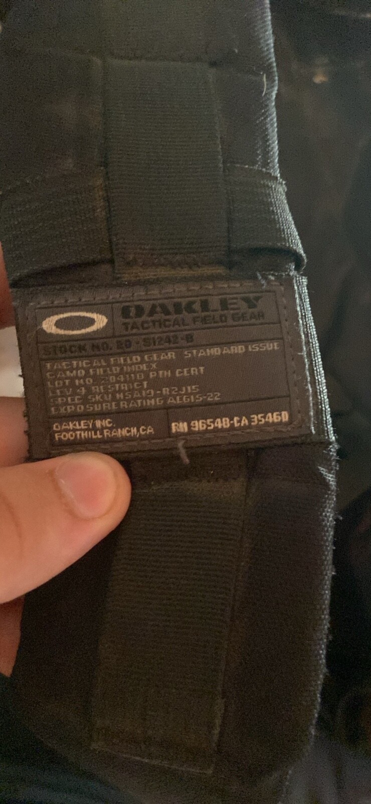 oakley tactical mechanism backpack, black