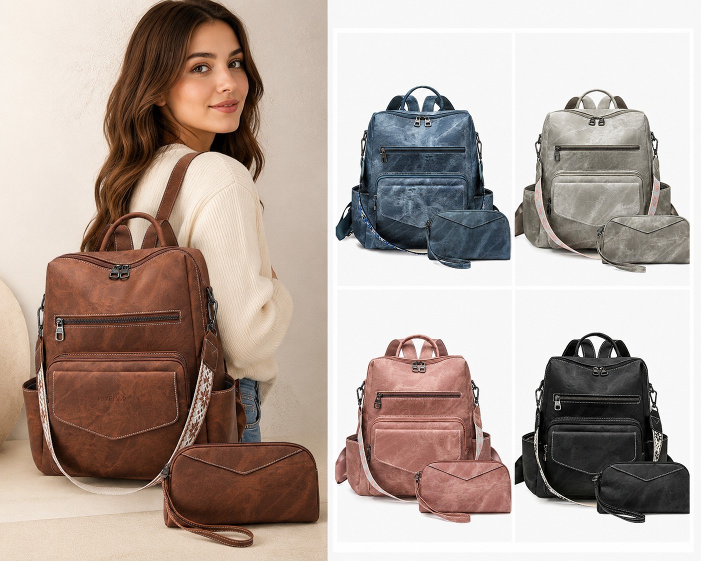 Wear Resistant Durable Backpack For Everyday Use Travel And Business