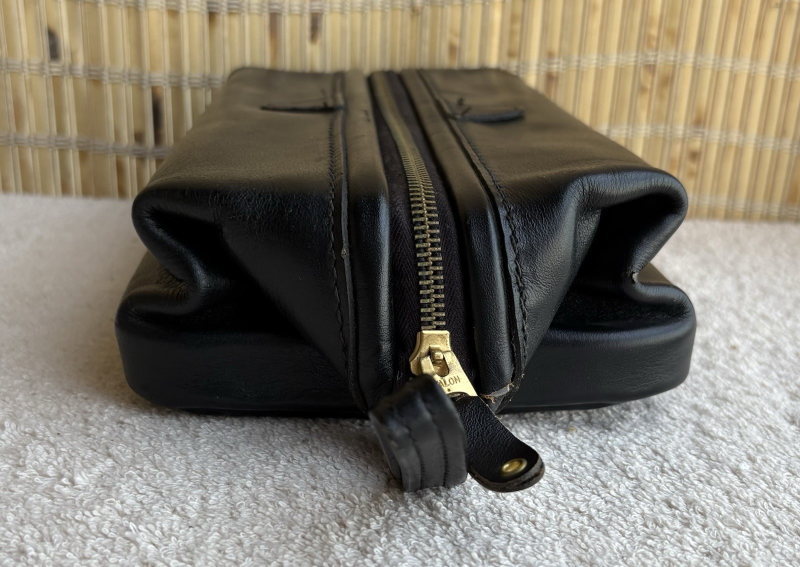 *NEW* The Original Dopp Kit Men’s Travel Toiletry Shave Bag Black Leather
