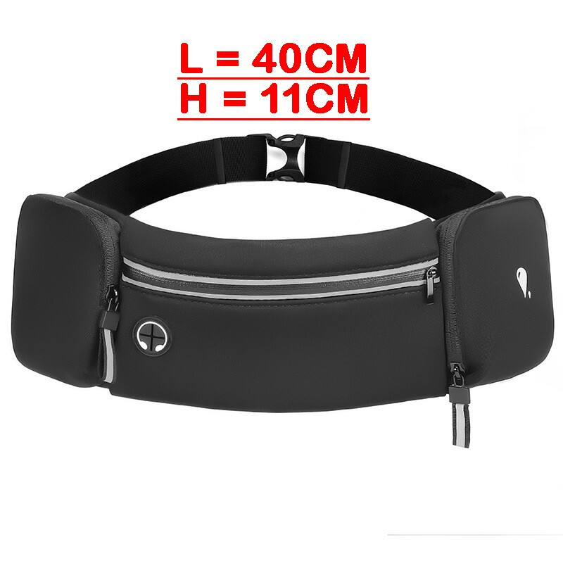 Waterproof Sport Waist Belt Bum Pouch Fanny Pack Camping Running Hiking Zip Bag