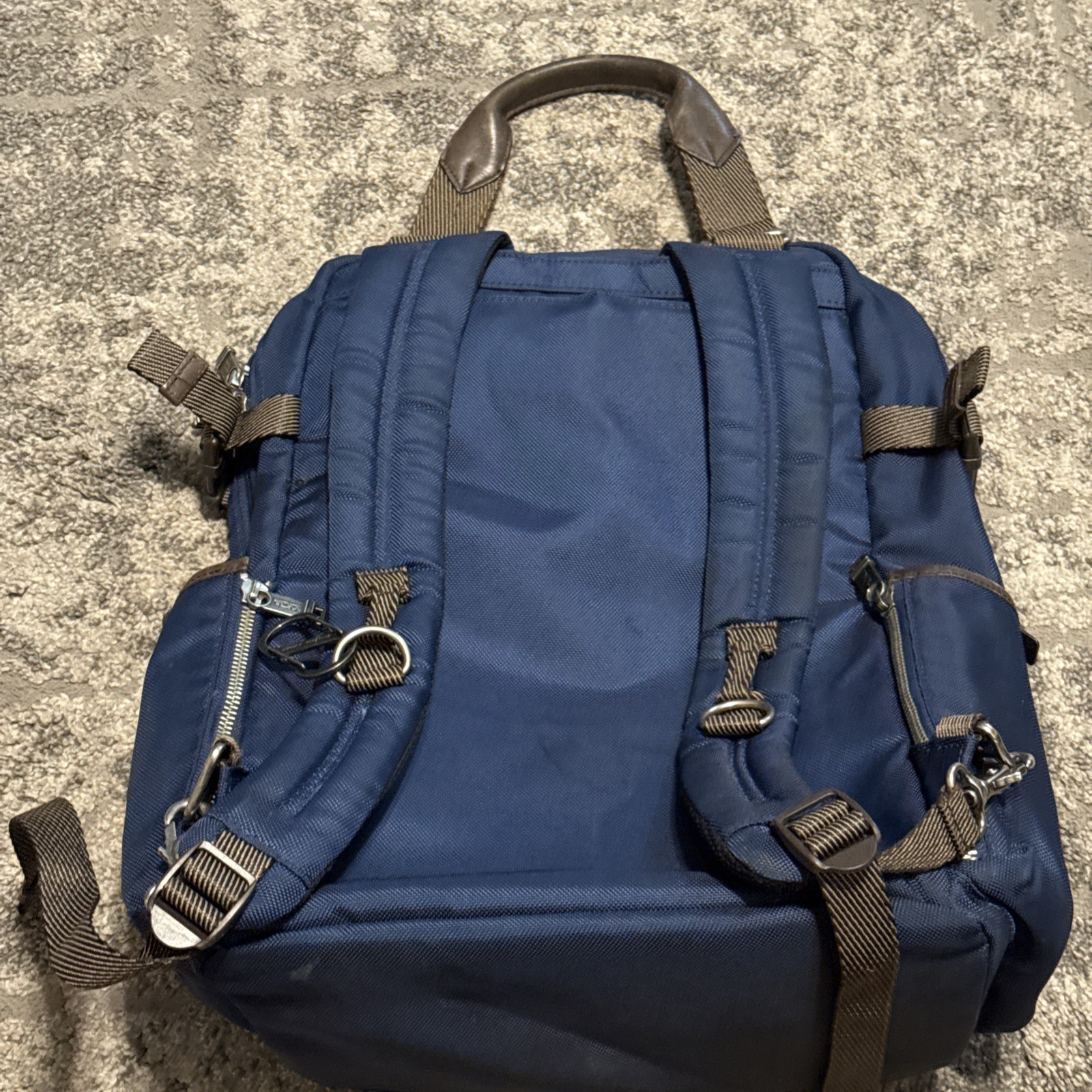 TUMI Alpha BRAVO Lejeune 2-Way Backpack Tote Blue