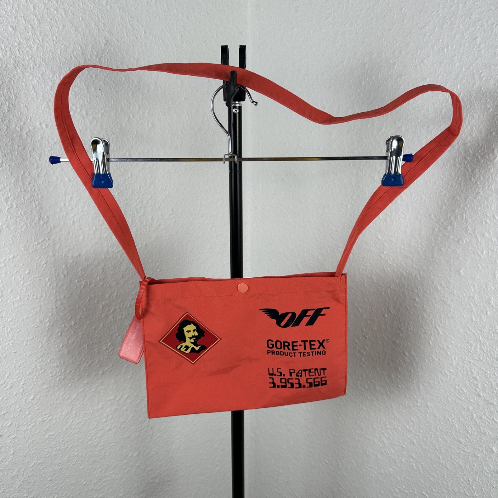 Men’s Off-White Gore tex Archive Virgil Abloh Crossbody Bag Orange