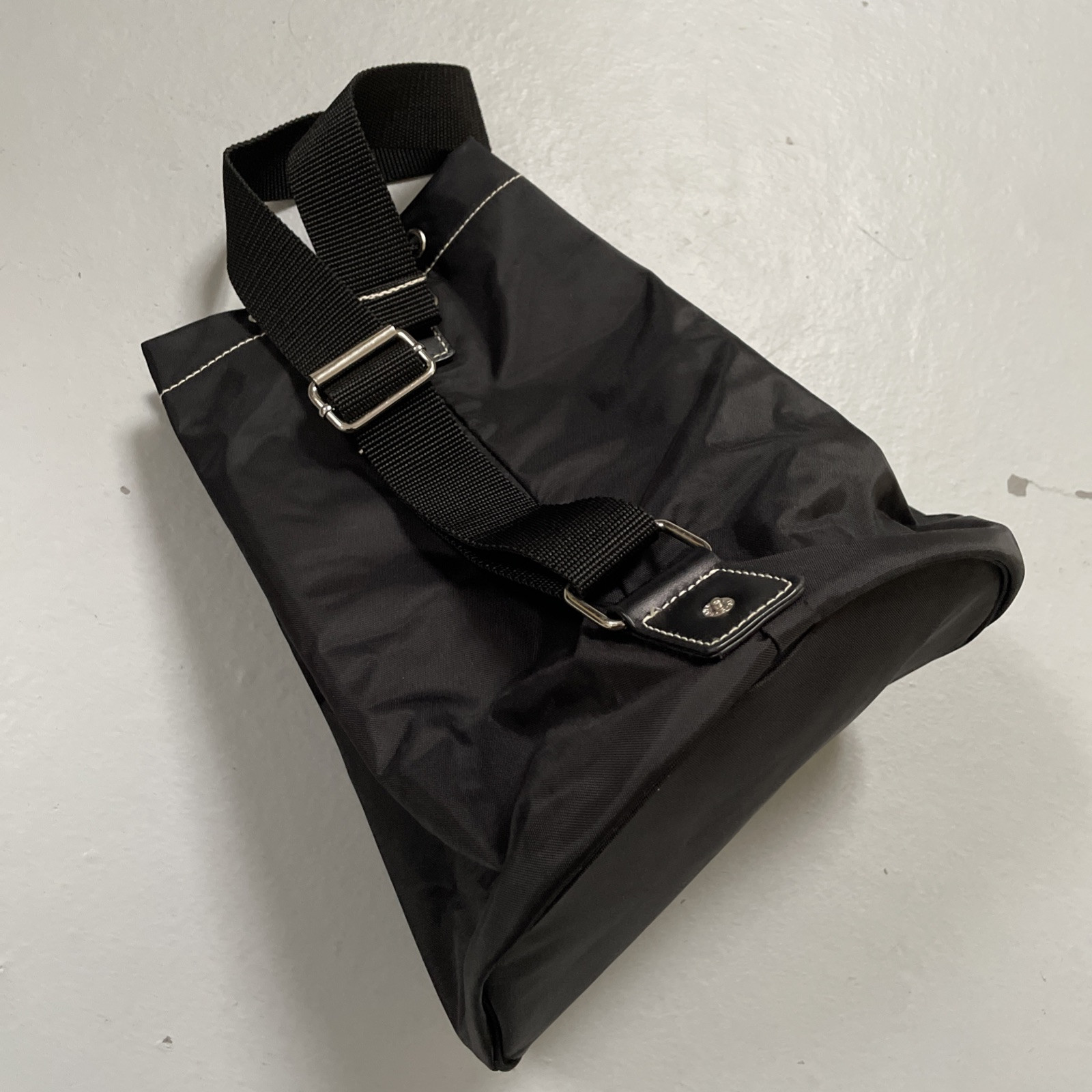 Vintage 1990s Polo Jeans Co Ralph Lauren Sling Shoulder Bag Travel Black NWT