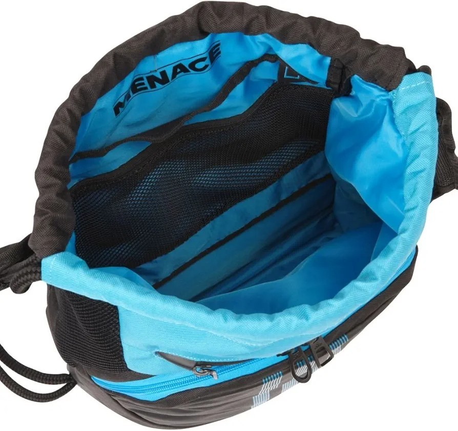 Adidas Ultimate Menace Sackpack Black/Solar Blue, New with Tags