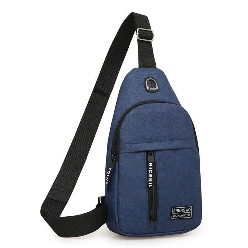 Men’s Chest Bag New Fashion Korean-Style Casual Sports Water-Proof Shoulder Cros