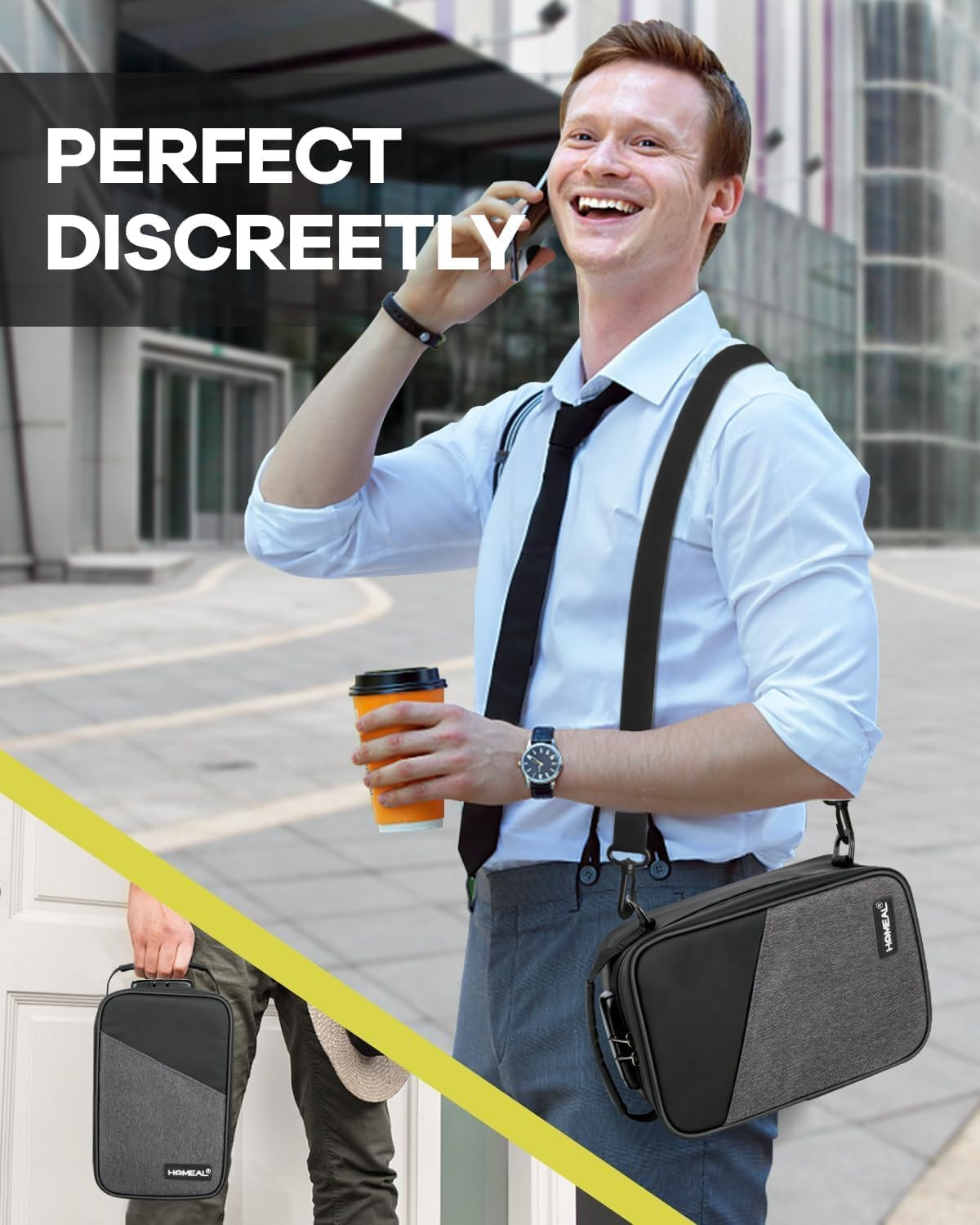 Smell Proof Bag with Combination –Lockable Discreet Carbon Odor Control for Home