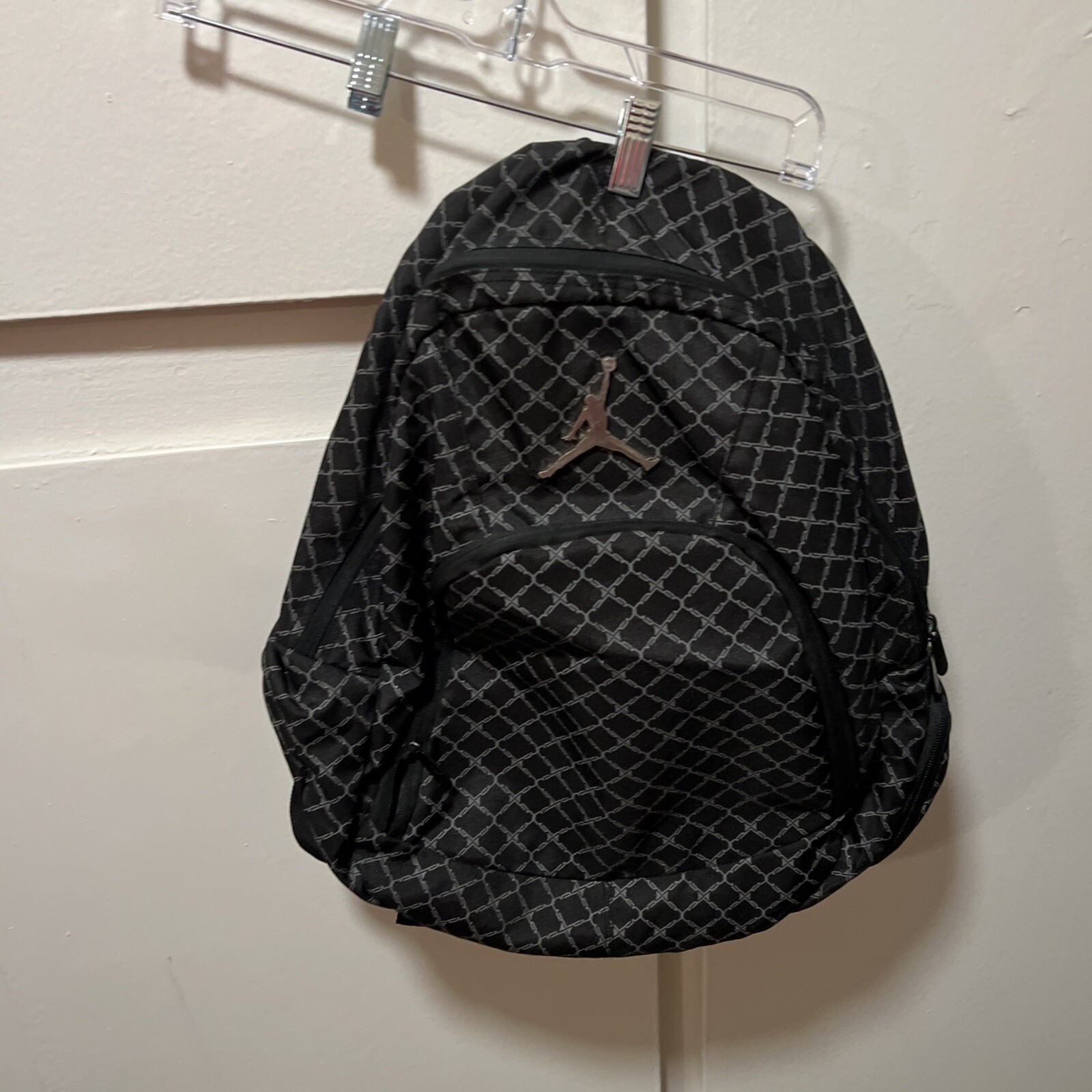 Vintage Air Jordan Jumpman Black 23 Monogram Backpack/Basketball Bag. MJ23
