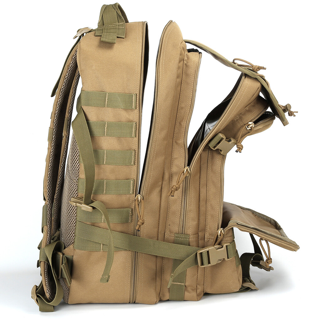 45L Tactical Military Backpack Big Capacity Training Hiking Army Molle Bags USA