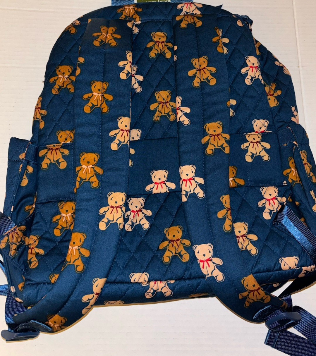 Vera Bradley Cotton Bancroft Backpack Bunch of Bears Teddy Bears NWT