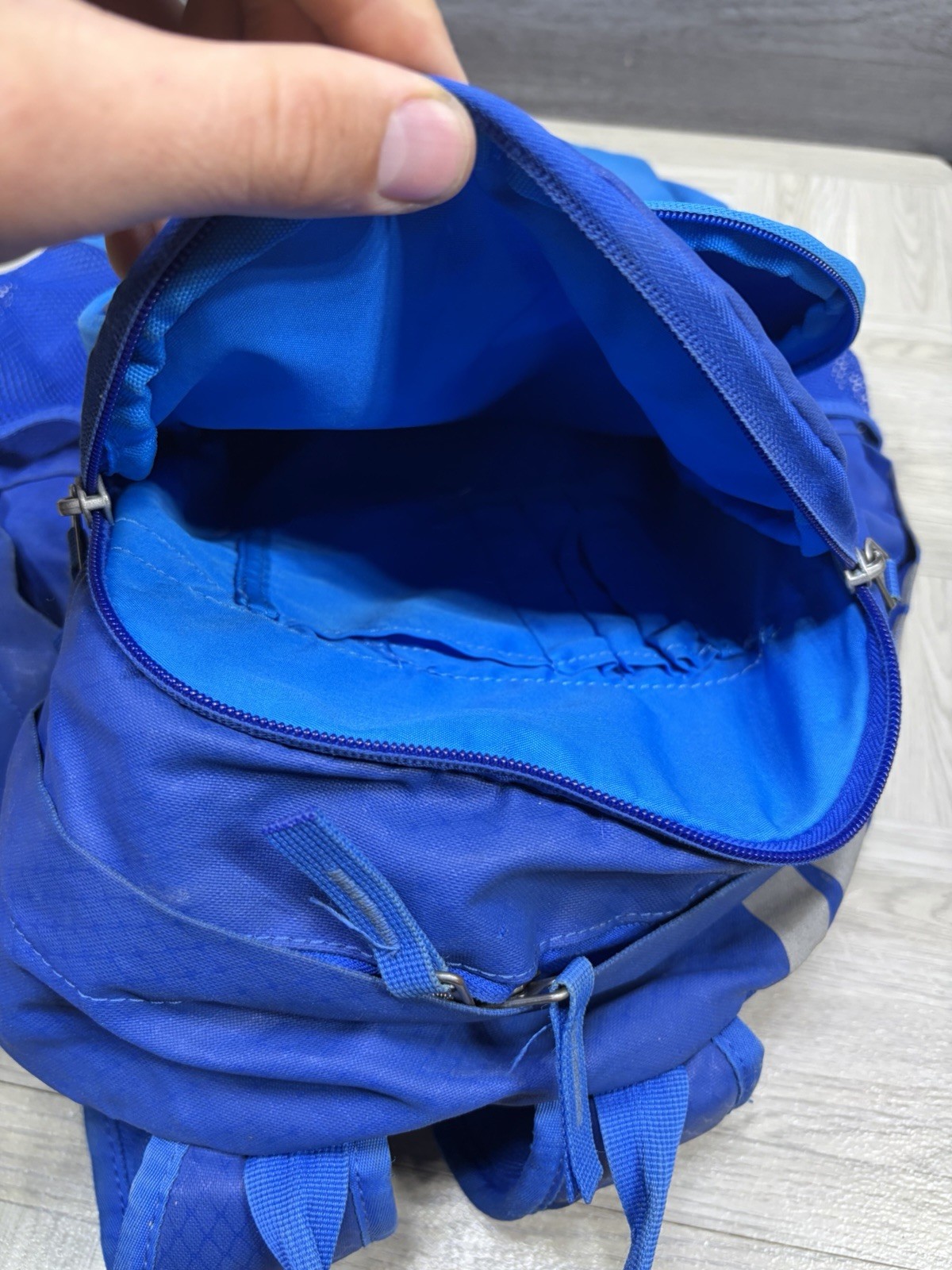 Nike Max Air Vapor Backpack Blue Mens Athletic Training School Bag Bookbag