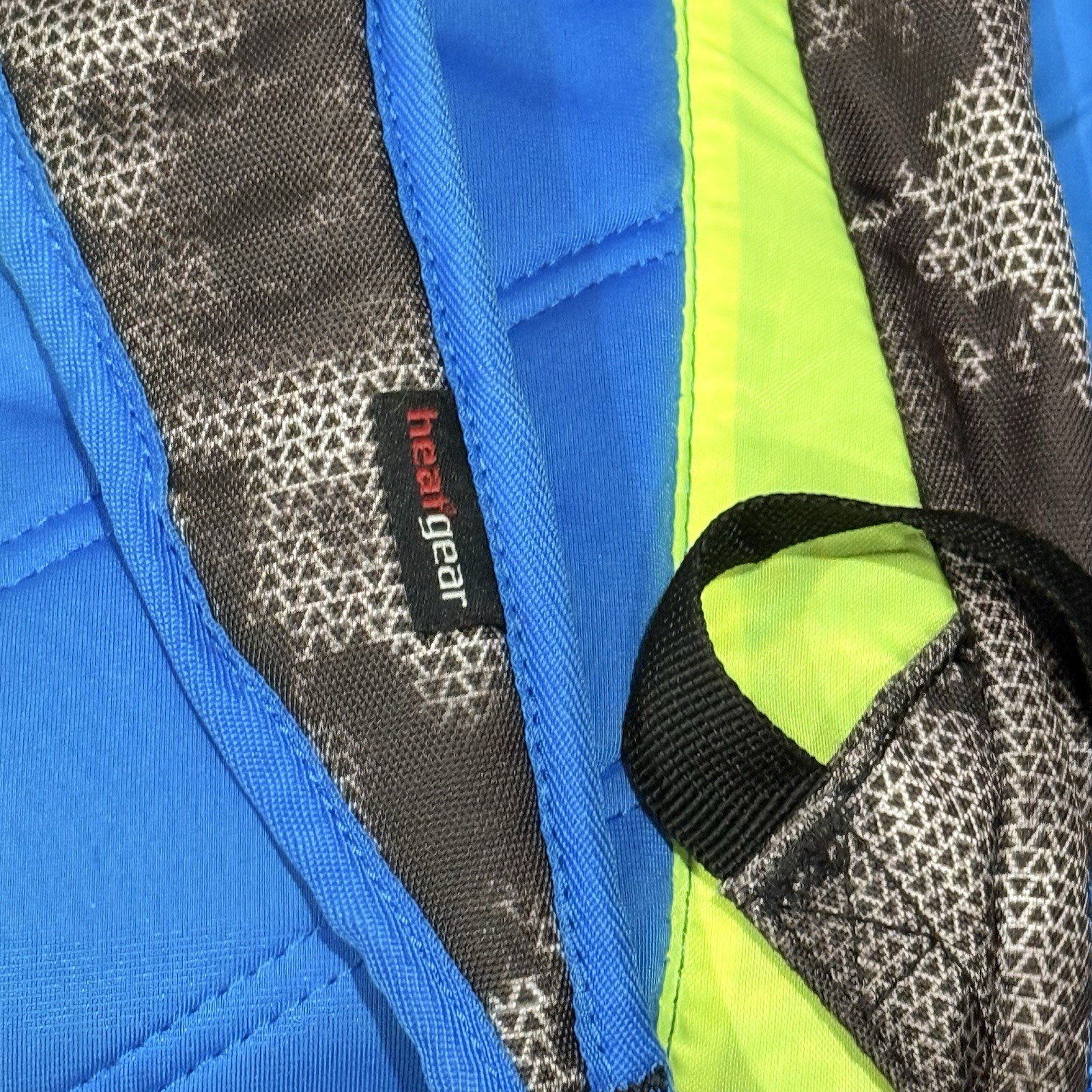 Under Armour Storm 1 Backpack Blue Gray Yellow Large Travel School Gym Bag