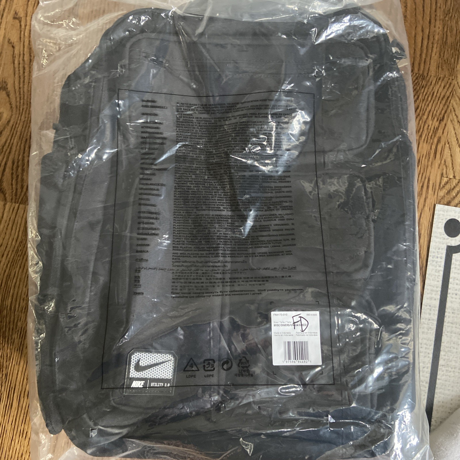 Nike Utility Elite Backpack 2.0 Ultimate Travel Bag Large 37L Triple Black New