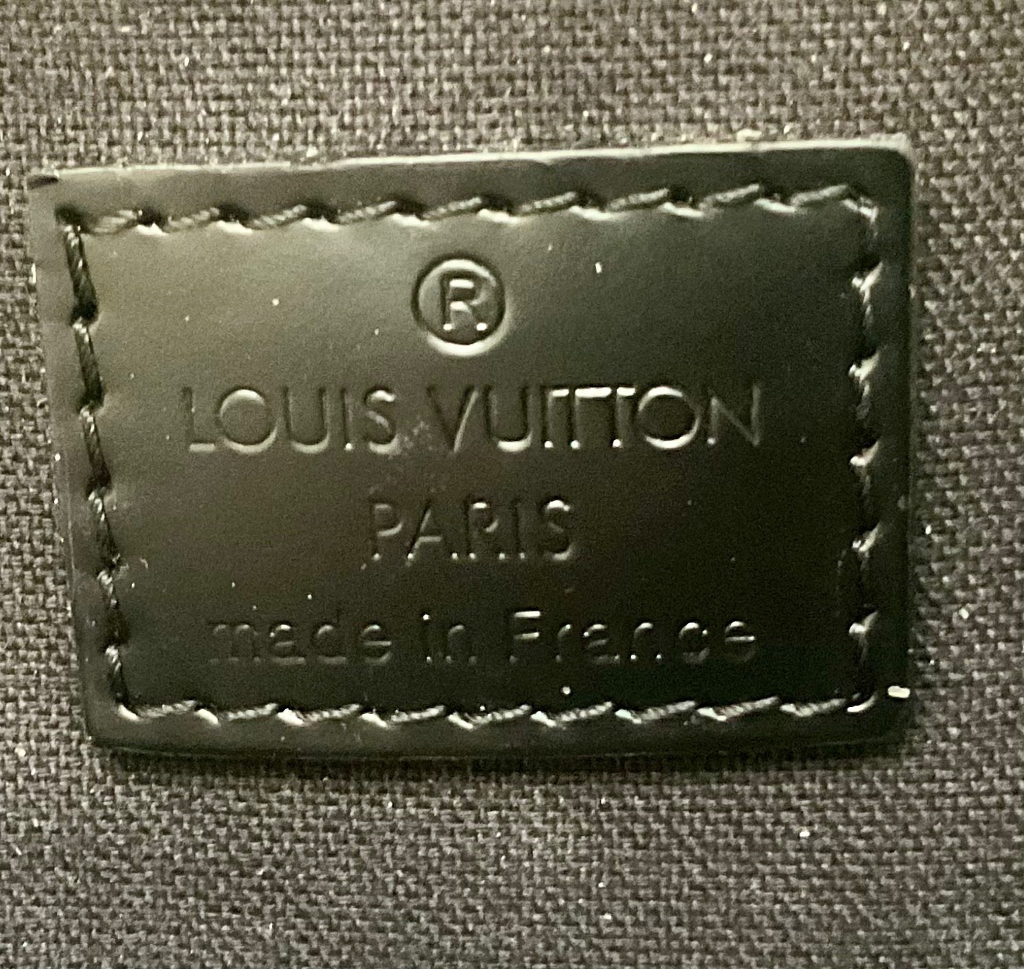 Louis Vuitton Ikar Business Bag ~ Damier Graphite LV Briefcase Black PVC Leather