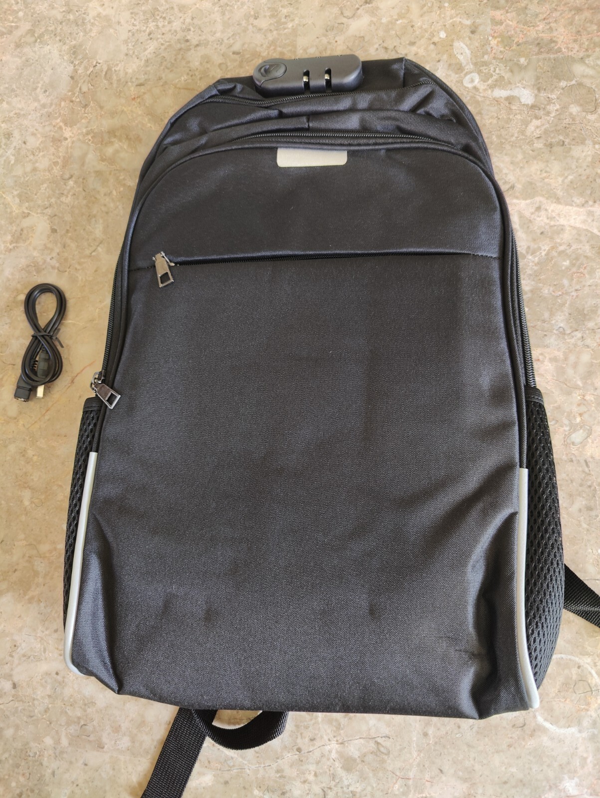 NEW backpack with code lock school for travel , work and study with usb charging