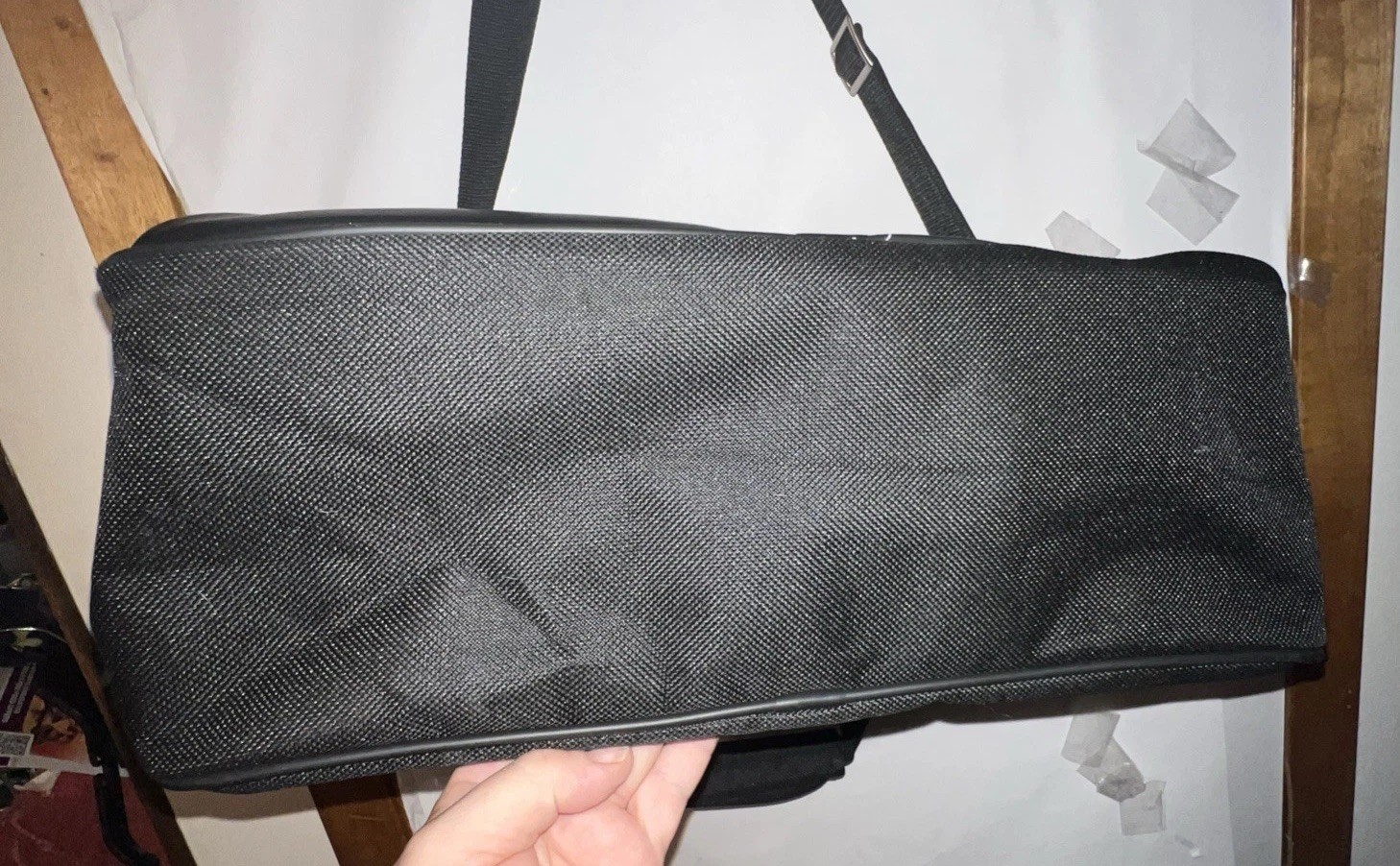 Jeep Authentic Messenger Bag Black Tool Equipment Shoulder Carry Bag Satchel Zip