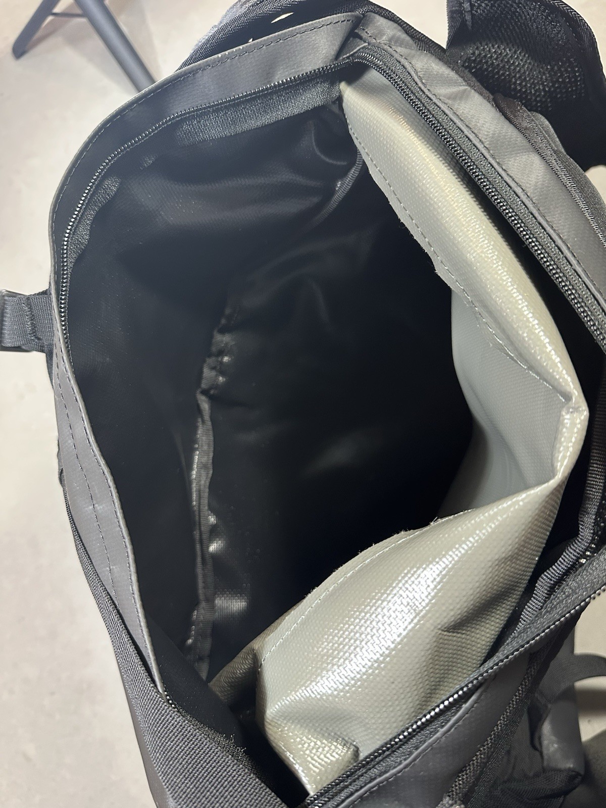 Chrome Industries Black Rolltop Backpack