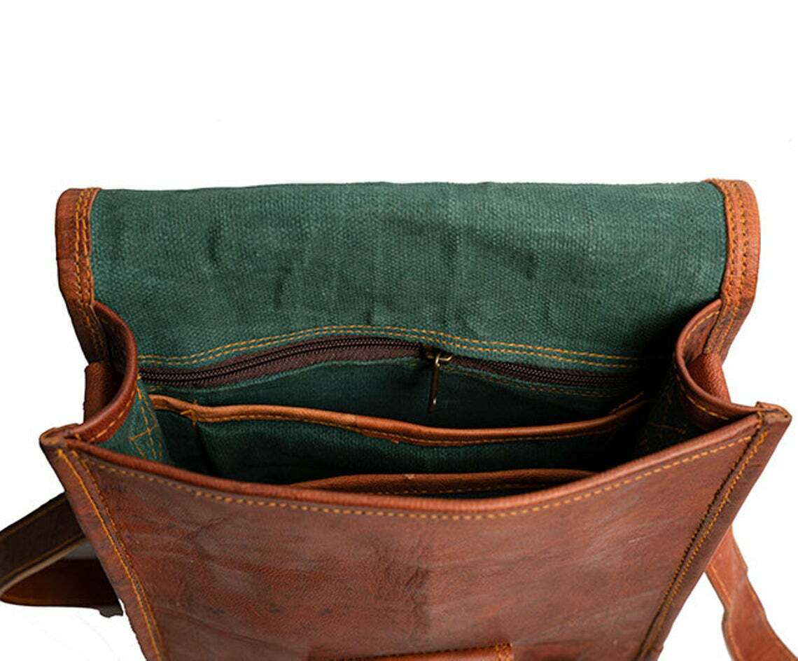 Retro Classic Fashion Shoulder Bag Stunning Vintage Leather Satchel Messenger
