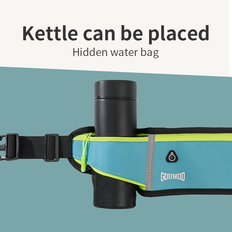 Sports Ultra Slim Fanny Pack Waist Bum Bag Belt Pouch Zip Bag Waterproof Running
