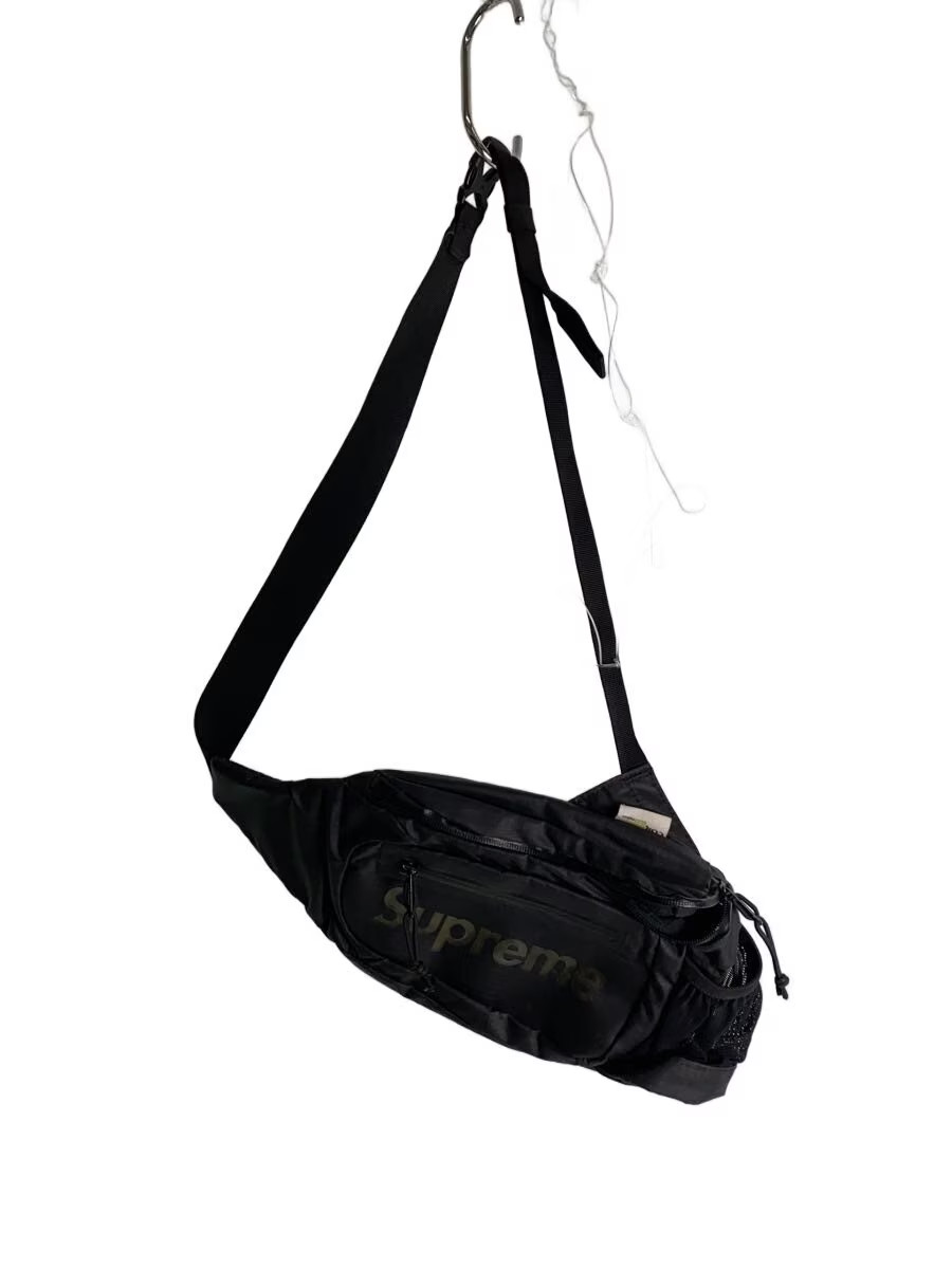Supreme Sling Bag Shoulder Bag Nylon Black Solid Color