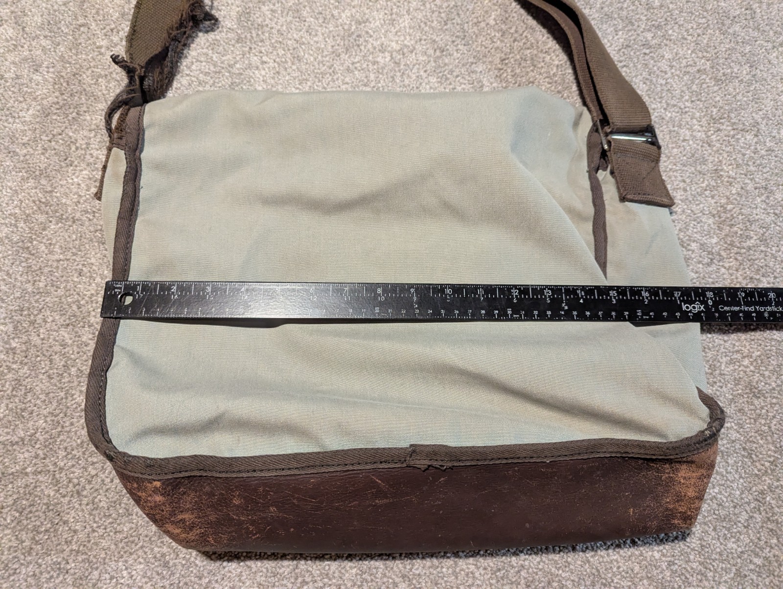 Duluth Pack Deluxe Book Bag Messenger Laptop Canvas Leather Handmade Minnesota