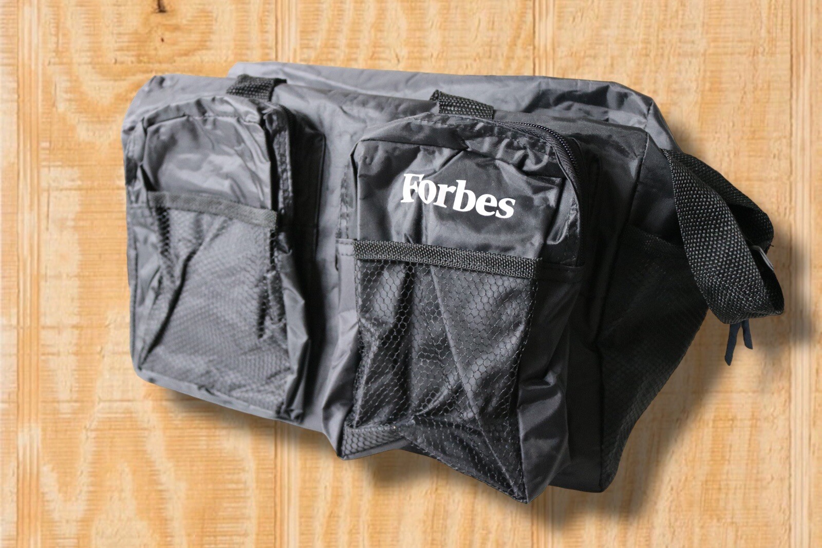 FORBES CAPITALIST TOOL Wall Street Finance Banker Black 14″ Small Duffle Gym Bag