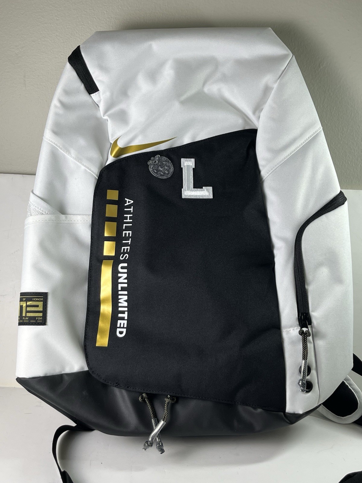 Nike Hoops Elite Pro Backpack 32L White DX9786-100 New Athletes Unlimited NEW